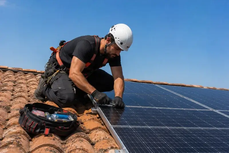 Maintenance et monitoring de panneaux solaires à Arradon